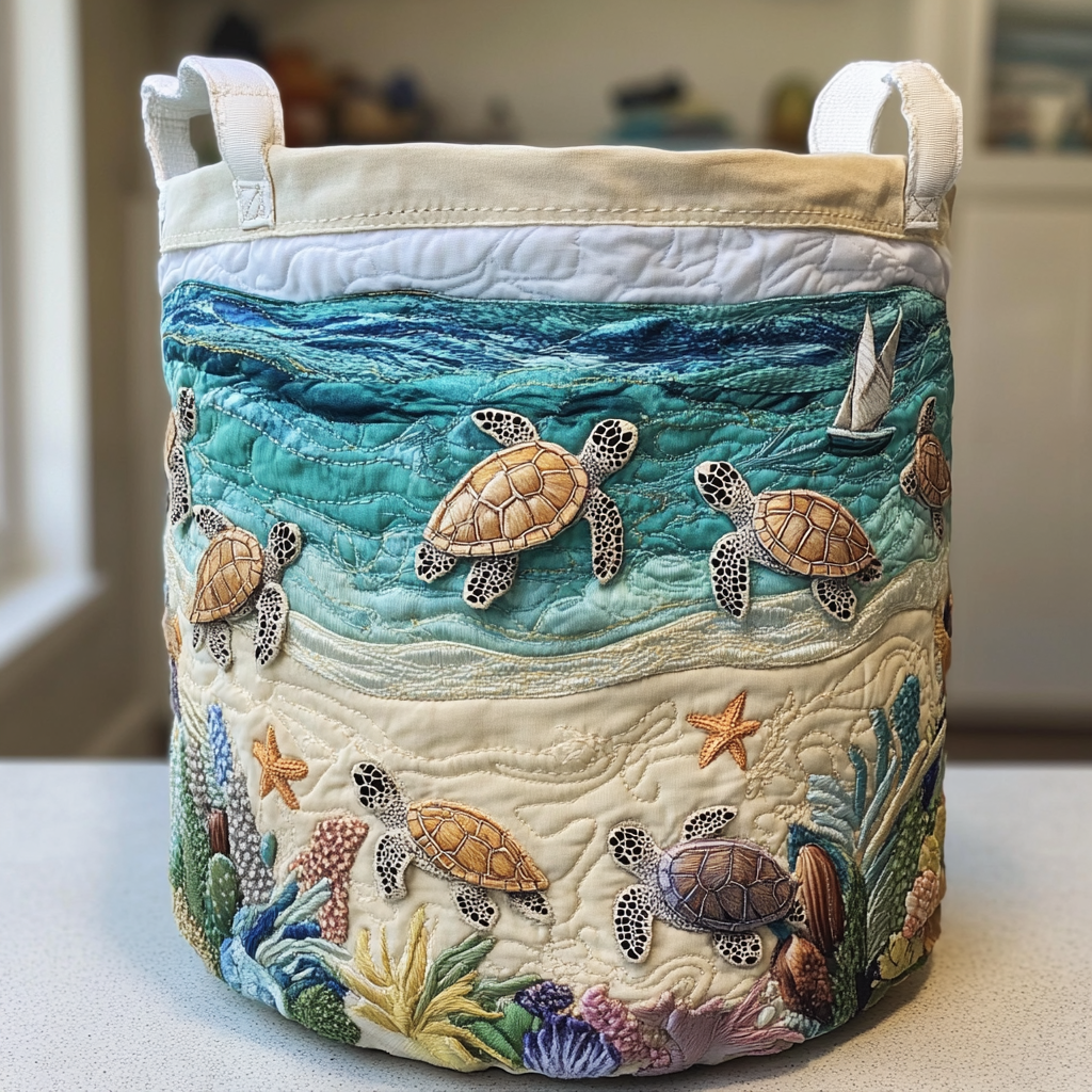 Turtle Coast Laundry Basket Laundry Gifts, Housewarming Gift Ideas, Mother's Day Gifts