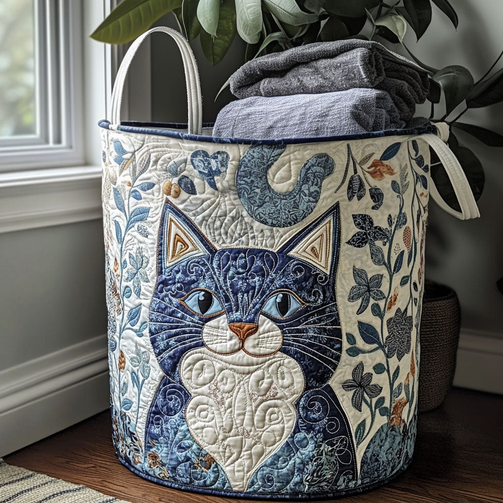 Velvet Paws Laundry Basket Laundry Gifts, Housewarming Gift Ideas, Mother's Day Gifts