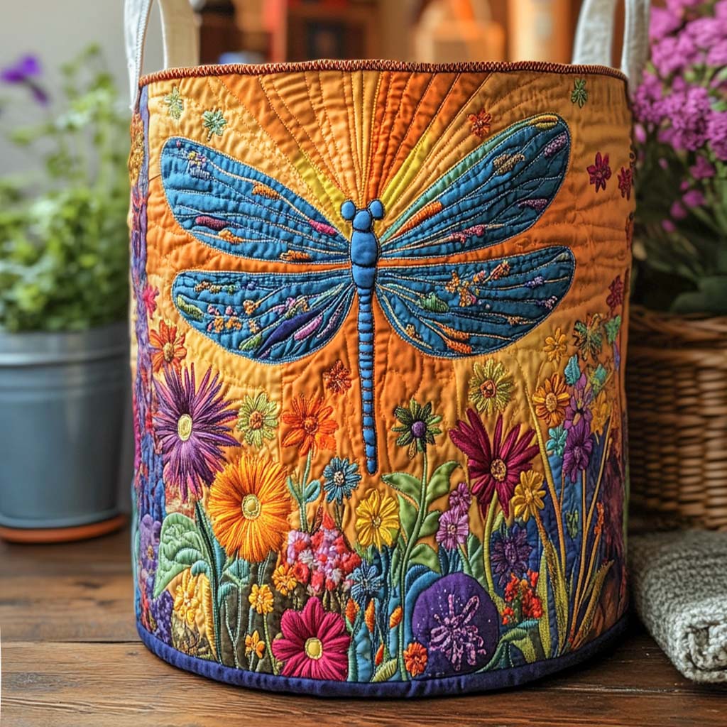 Vibrant Meadow Glow Laundry Basket Laundry Gifts, Housewarming Gift Ideas, Mother's Day Gifts