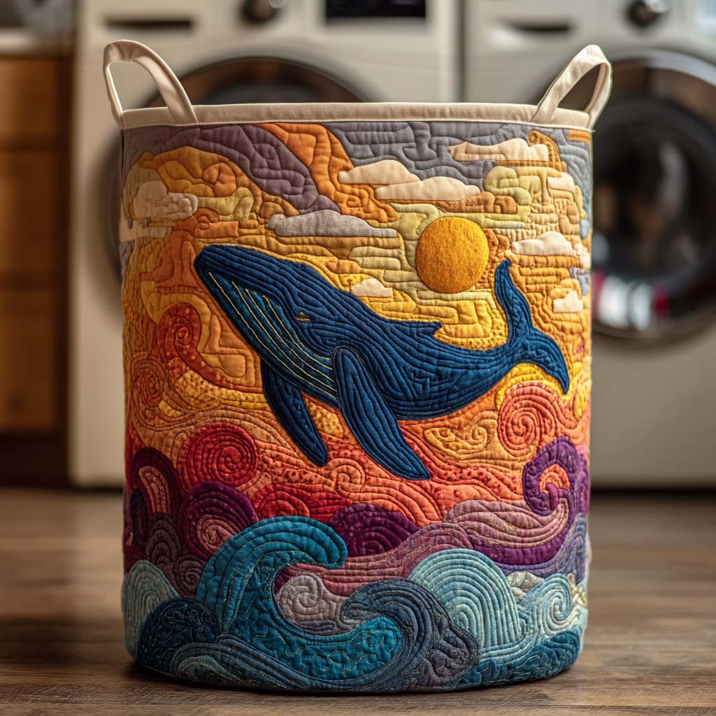 Whale Bay Laundry Basket Laundry Gifts, Housewarming Gift Ideas, Mother's Day Gifts