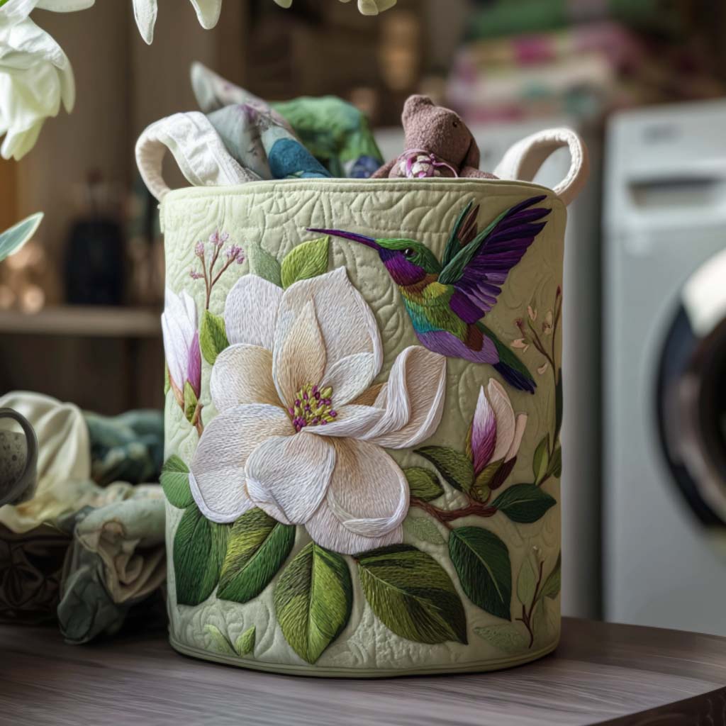 Whimsy Hummingbird Flight Laundry Basket Laundry Gifts, Housewarming Gift Ideas, Mother's Day Gifts