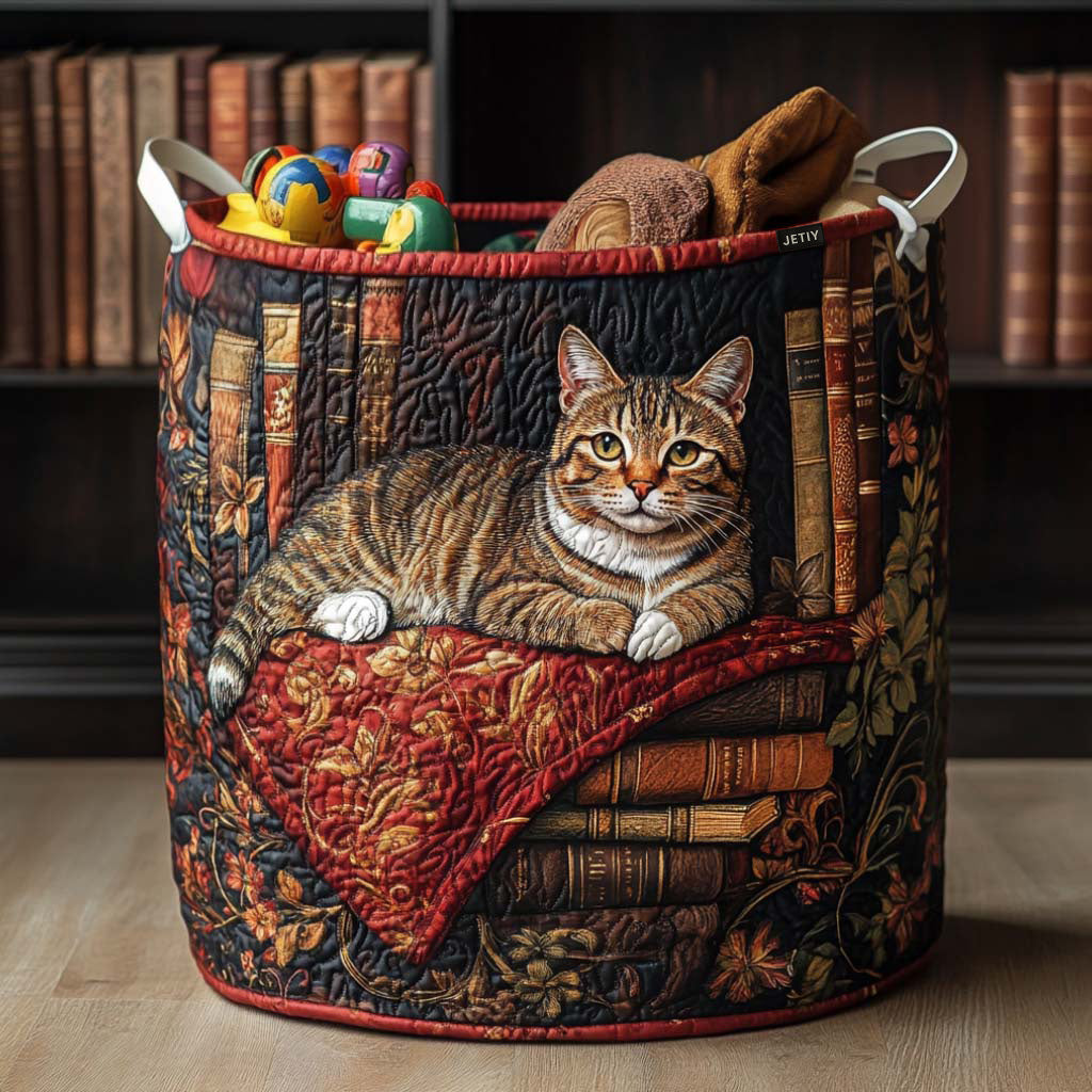 Whiskered Wonders Laundry Basket Laundry Gifts, Housewarming Gift Ideas, Mother's Day Gifts