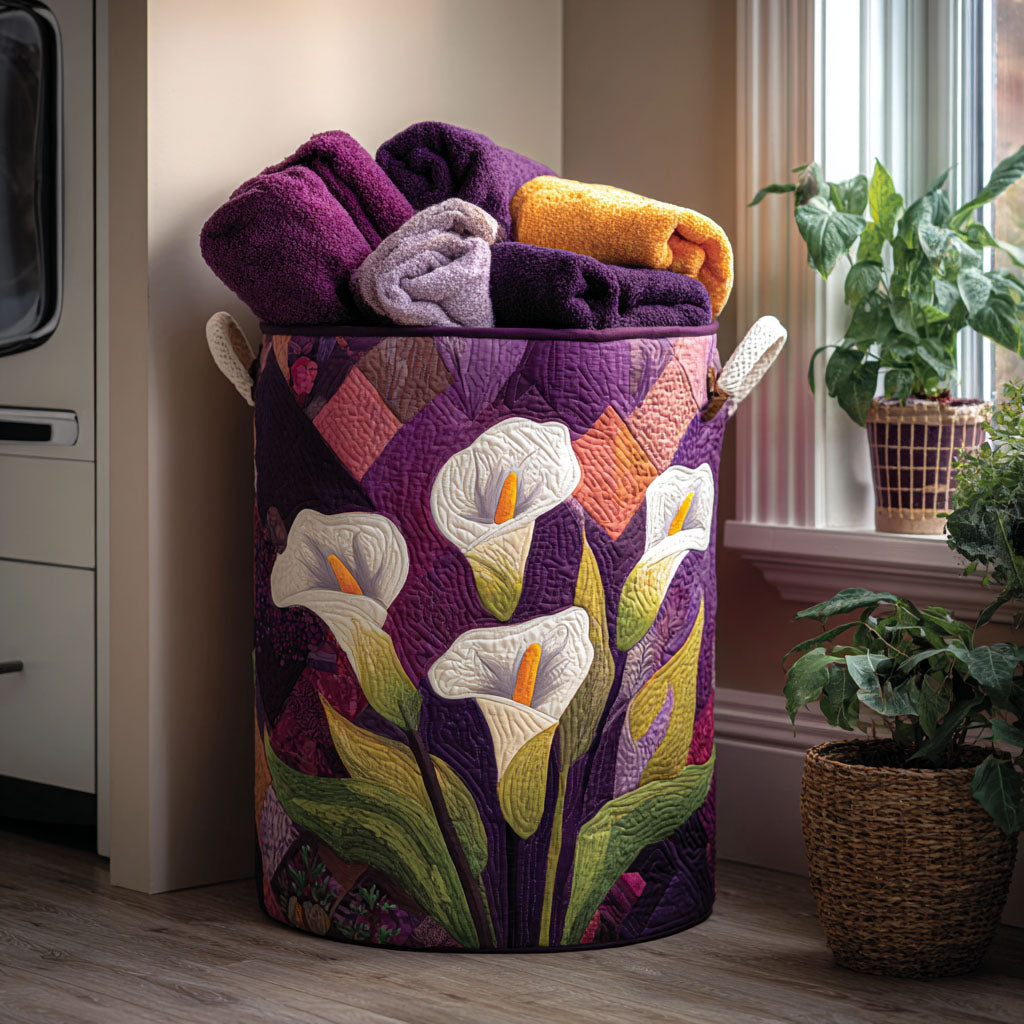 Whispering Lilies Laundry Basket Laundry Gifts, Housewarming Gift Ideas, Mother's Day Gifts