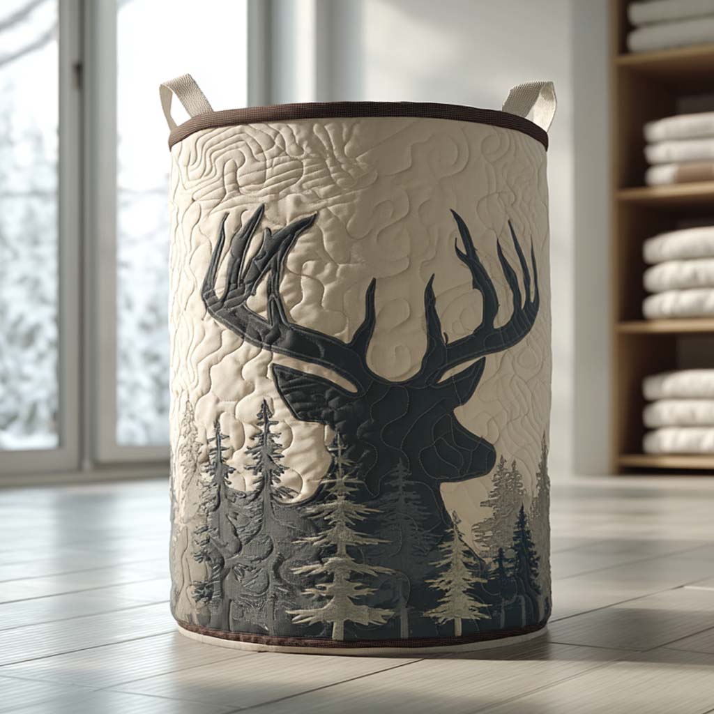 Winter Silhouette Laundry Basket Laundry Gifts, Housewarming Gift Ideas, Mother's Day Gifts