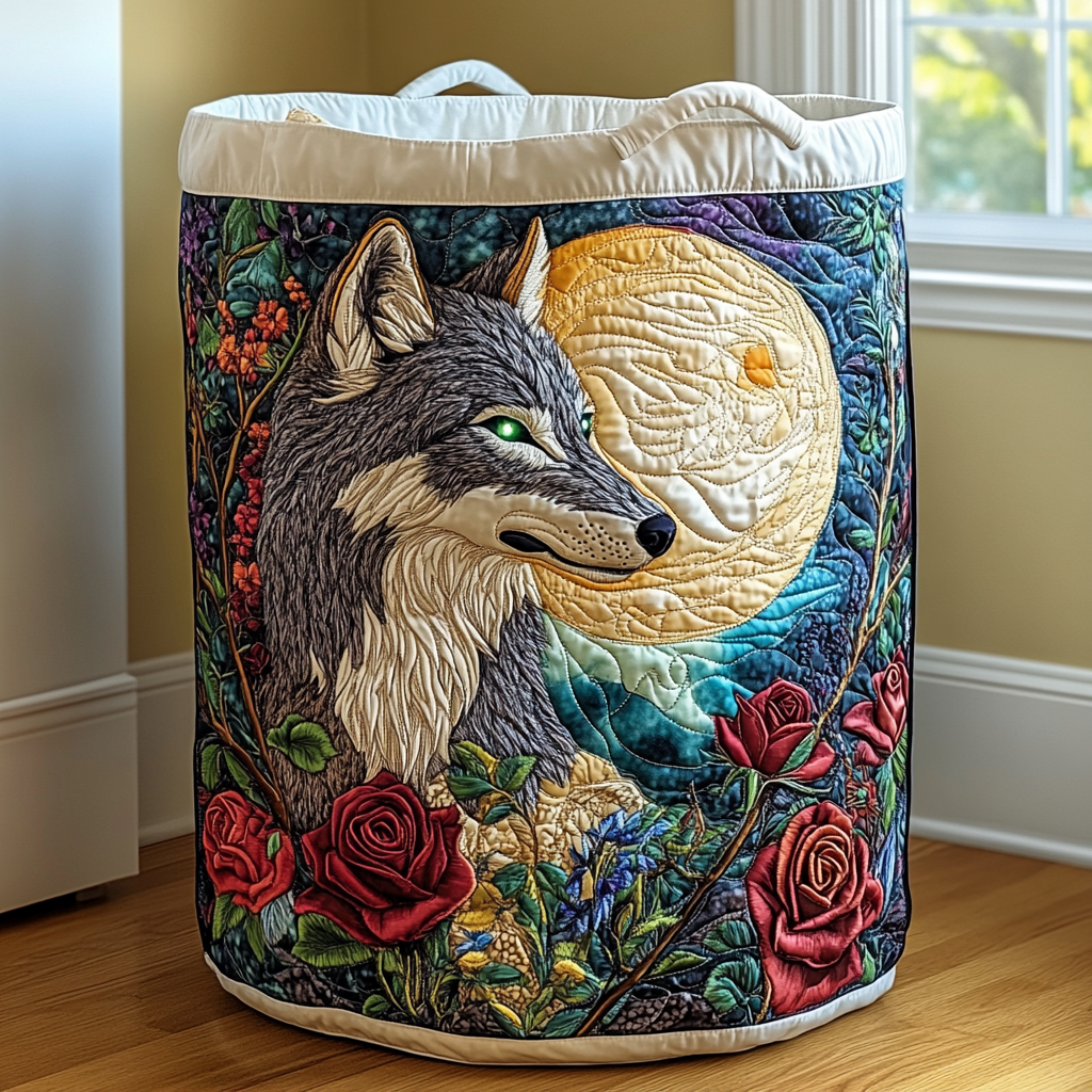 Wolf Spirit Laundry Basket Laundry Gifts, Housewarming Gift Ideas, Mother's Day Gifts