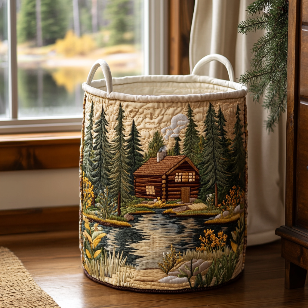 Woodland Scene Laundry Basket Laundry Gifts, Housewarming Gift Ideas, Mother's Day Gifts
