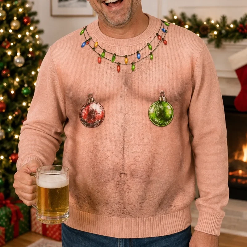 Custom Funny Ugly Sweatshirt, Personalized Birthday Gift For Husband, Dad Or Grandpa