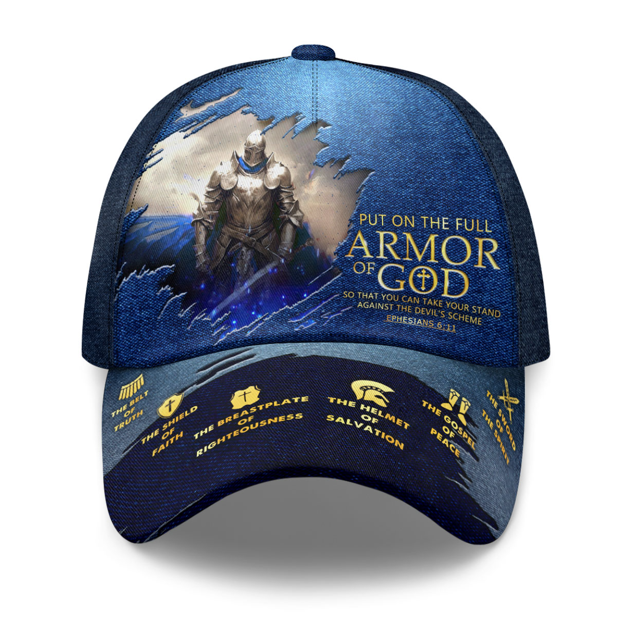Armor Of God Belt Of Truth Classic Cap, Cap For Men, Christian Baseball Cap, Christian Gifts For Men
