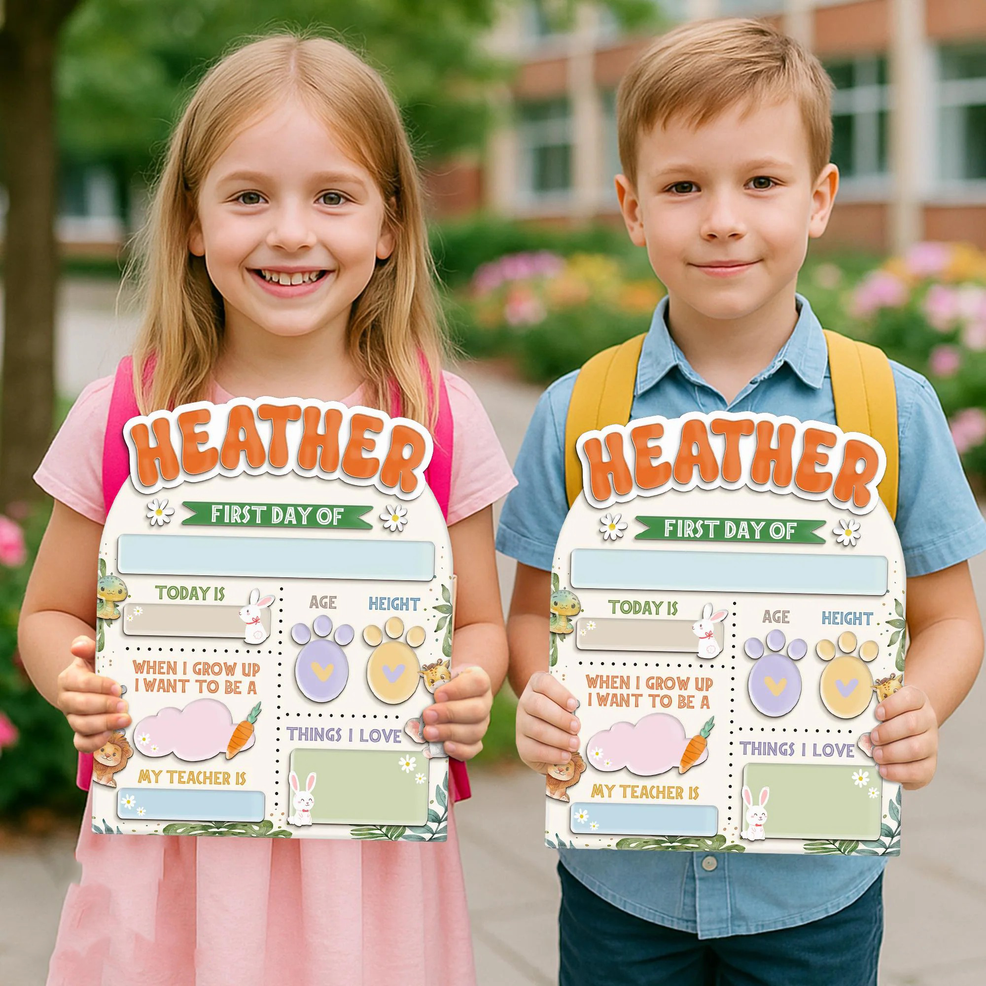 1st Day of Preschool Sign, Back to School, First Day of Kindergarten Sign, Last Day of Kindergarten Sign