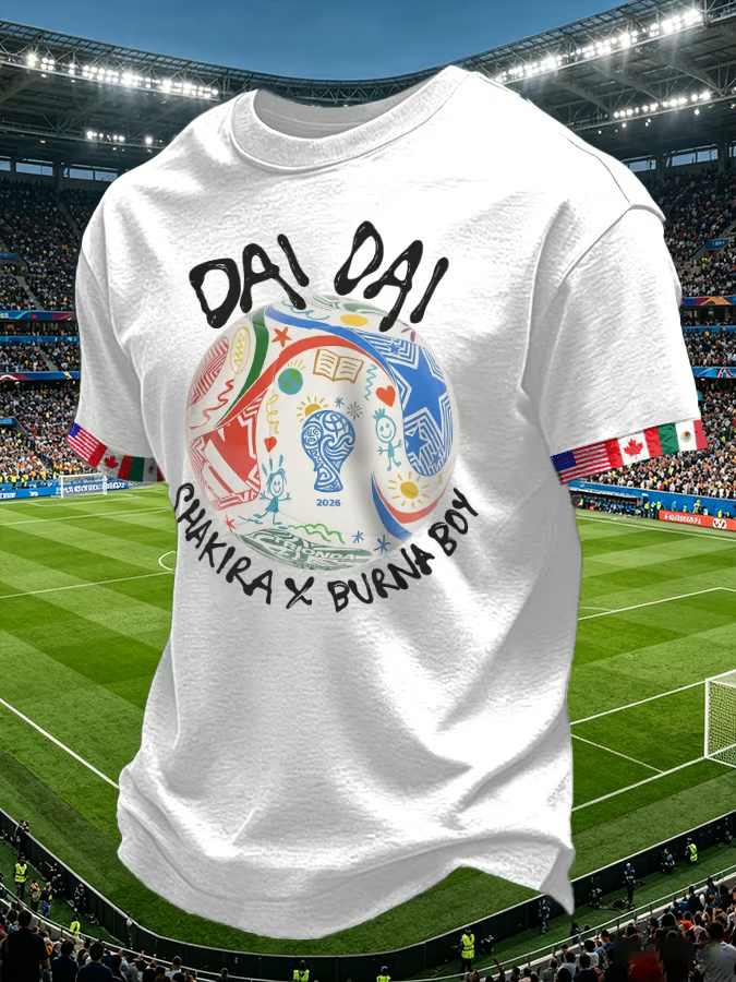 Retro Vibe Football Song Men Retro T-Shirt, Men's V-Neck T-Shirts, Football Lover We Are 26 Soccer Shirt