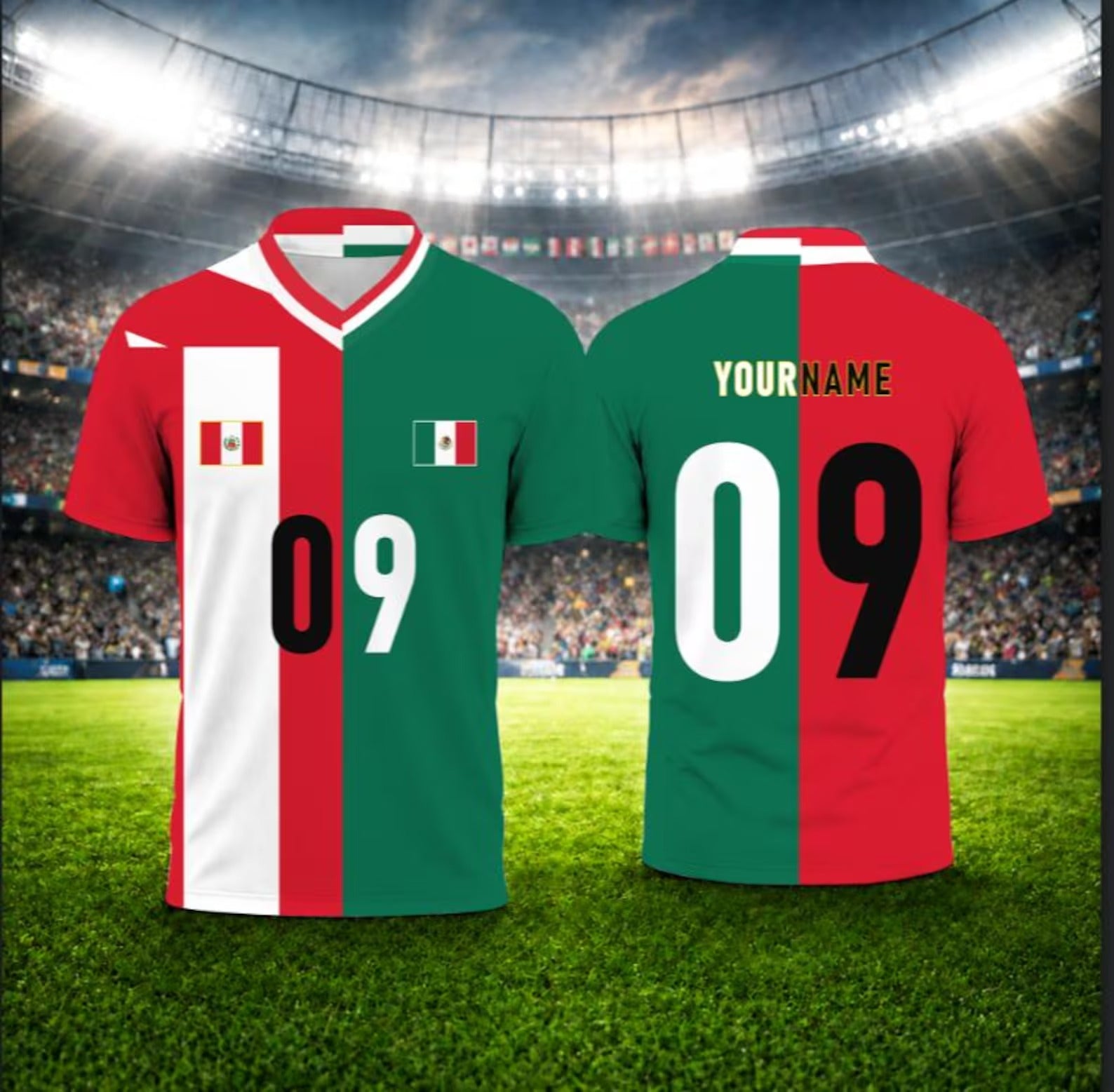 Personalized Country Flag Soccer Jersey Shirt, Football Fan Gift, Custom Name And Number Shirt