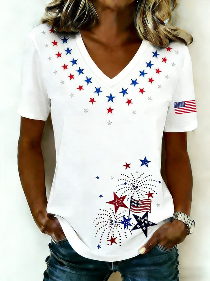 America 250 Years V-neck Shirt, USA 250th Anniversary T-Shirt, Independence Day 2026 Gift