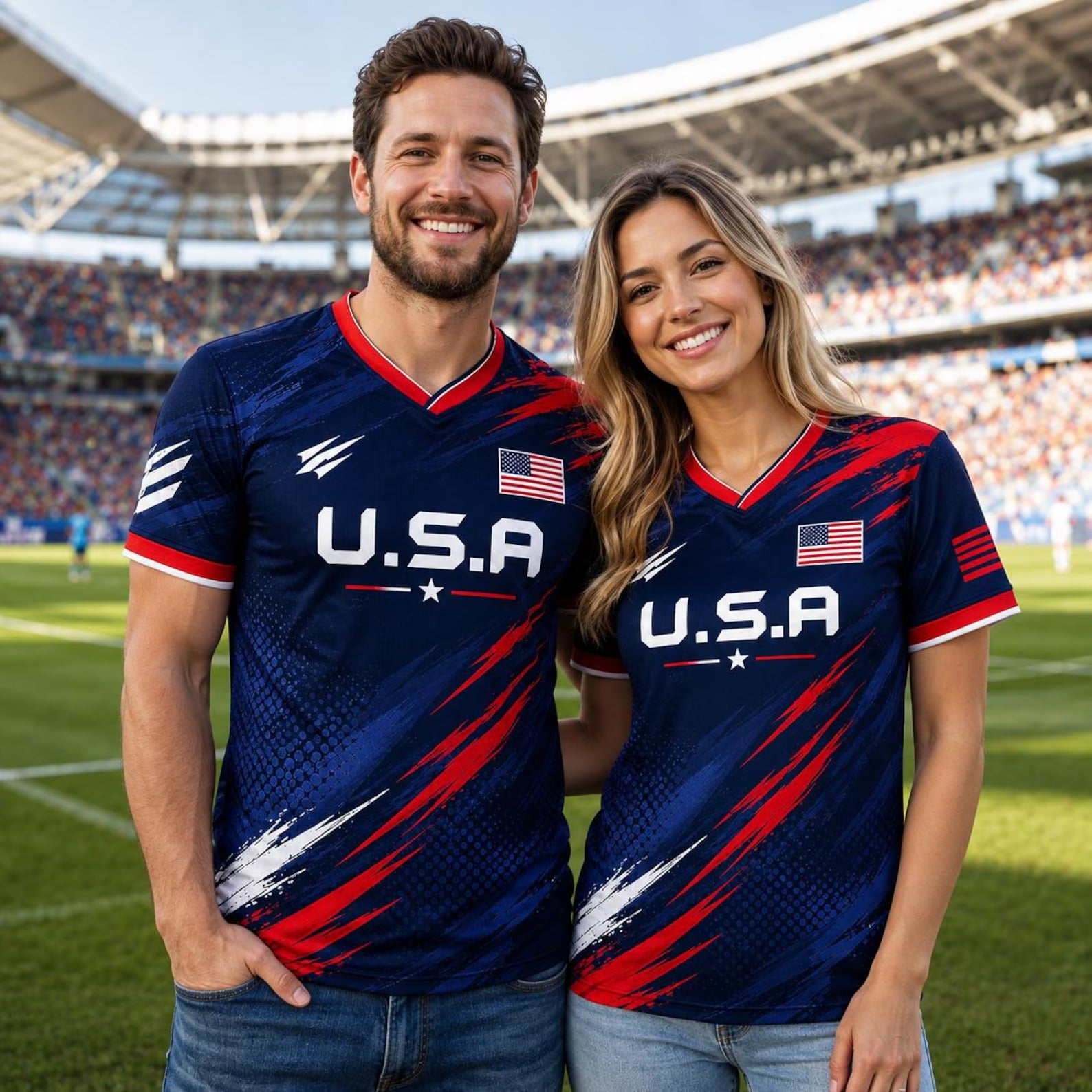 USA Custom Name And Number Soccer Jersey, Personalized Soccer Jersey, Soccer Fan Gift