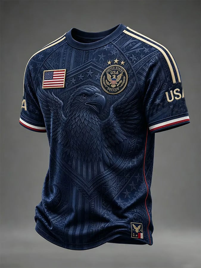 USA Eagle Crest Soccer Jersey Shirt, FIFA World Cup 2026 Shirt, Soccer Fan Merchandise
