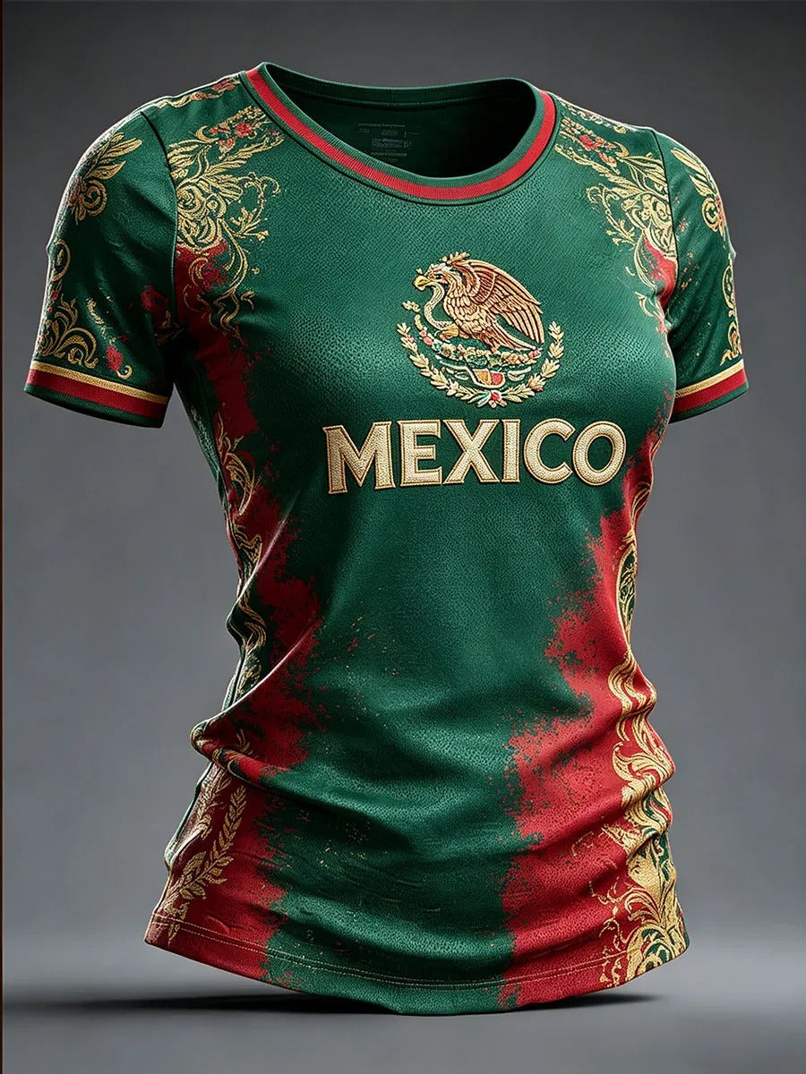 Women's Mexican Heritage Legendary T-shirt Soccer Champion Shirt Gameday Soccer Shirt