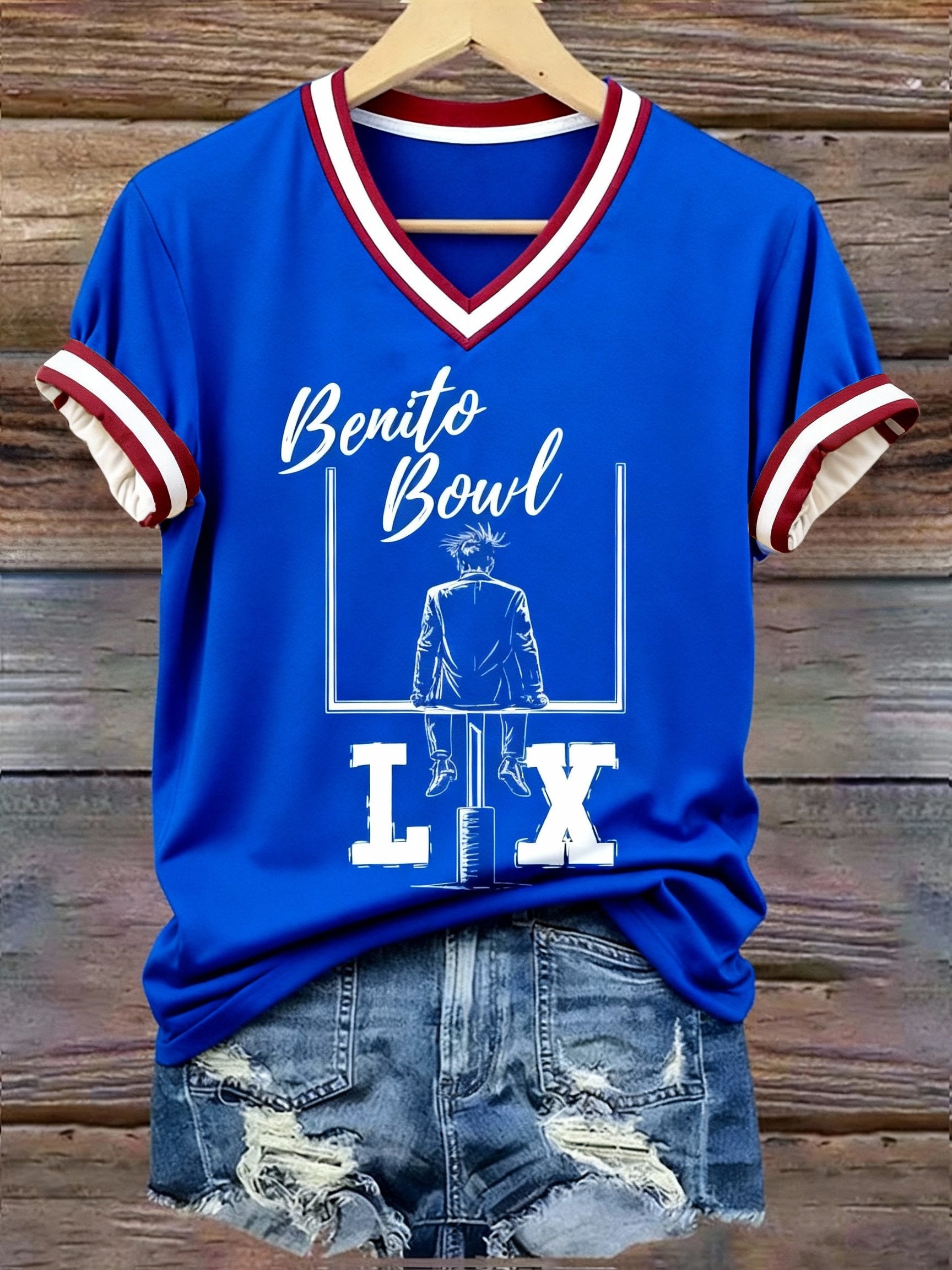 Benito Bowl LX Halftime Show 2026 Big Game Puerto Rico Print Football Tee, Game Day Bunny Shirt
