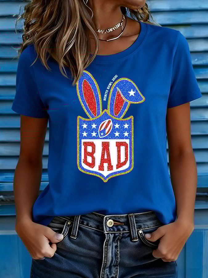 Bad Bunny Benito Bowl Halftime Show 2026 Big Game Puerto Rico Print Football Tee, Bad Game Day Bunny Shirt