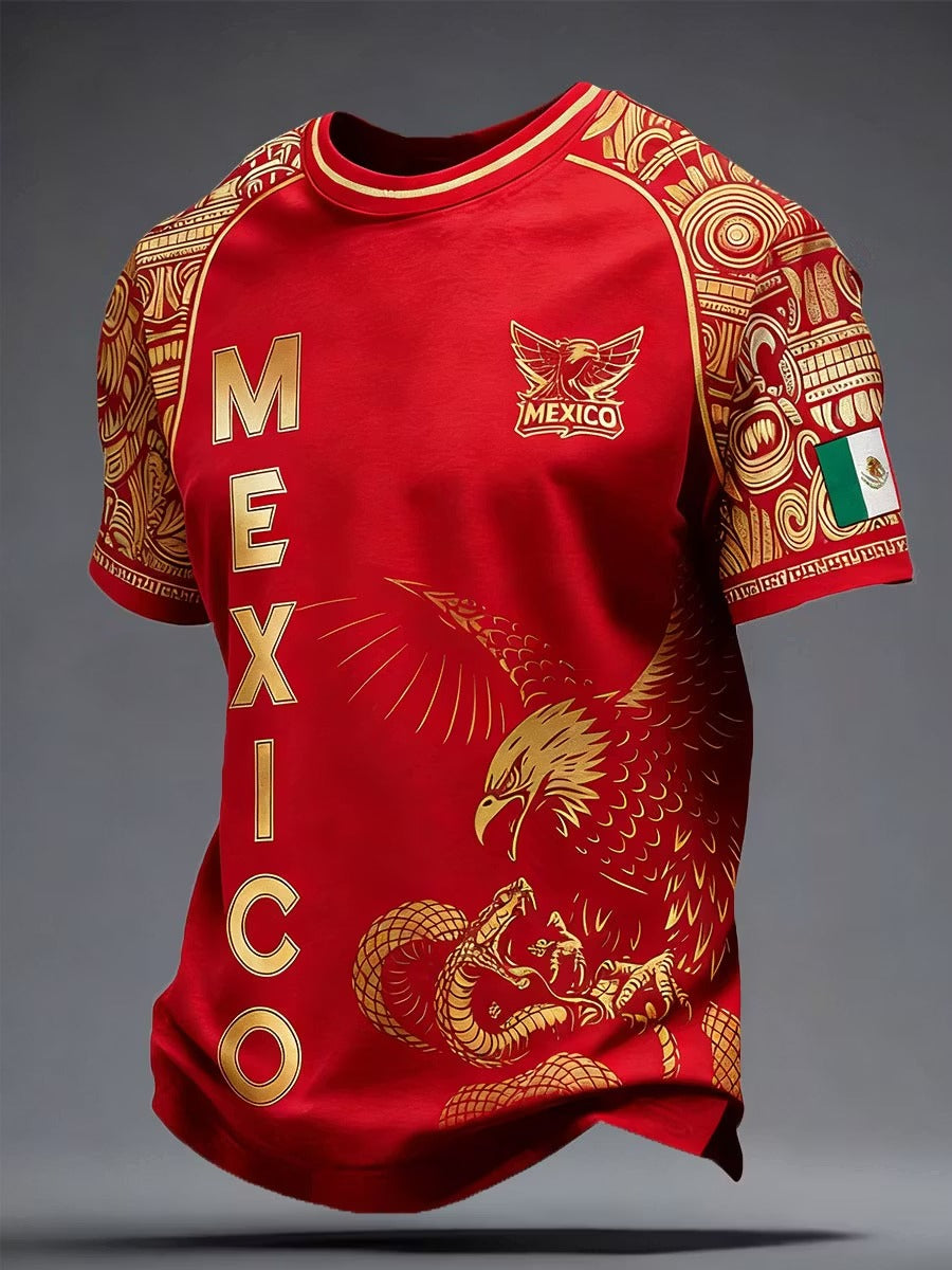 Mexico Eagle Snake Soccer Jersey Shirt, Soccer Jersey, National Team Shirt, Mexico Soccer Shirt