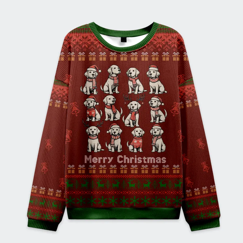 Funny Cute Pet Dog Lover Funny Ugly Sweater, Ugly Xmas Sweater, Christmas Ugly Sweatshirt