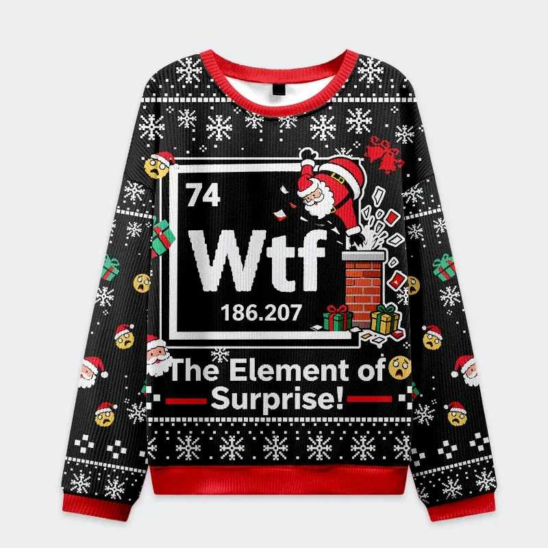 Essential Elements Funny Ugly Sweater, Ugly Xmas Sweater, Christmas Ugly Sweatshirt
