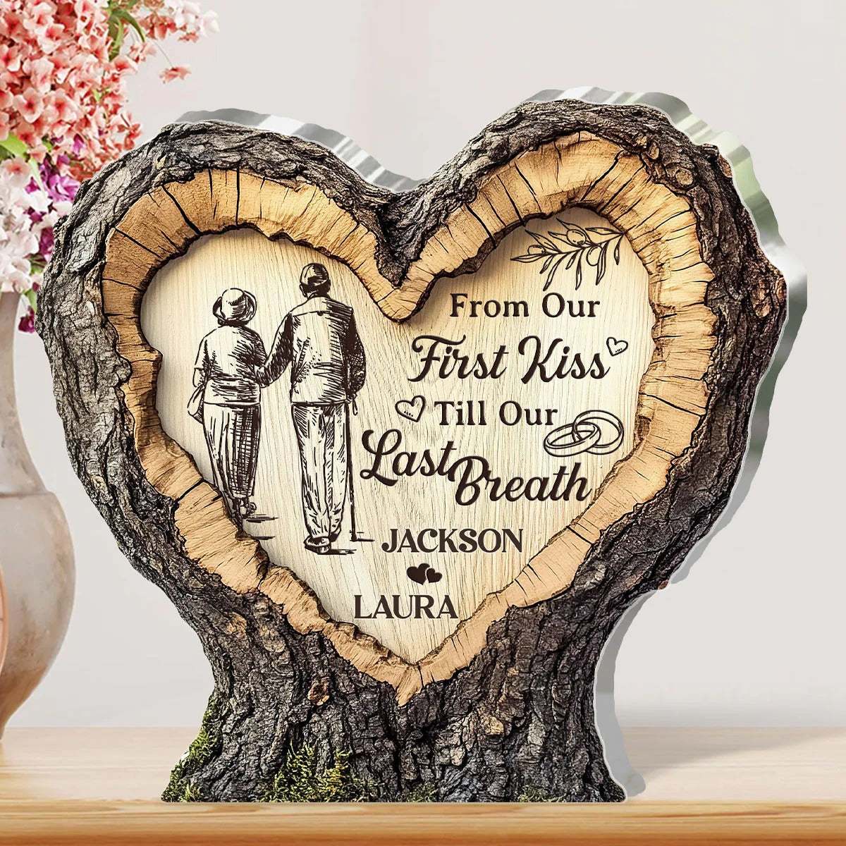 Together Until We Are Stars - Personalized Custom Shaped Squared Acrylic Plaque