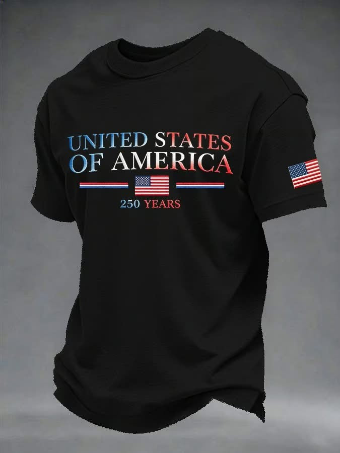 United States Of America 250 Shirt, Minimalist Patriotic Design, 4th Of July Shirt