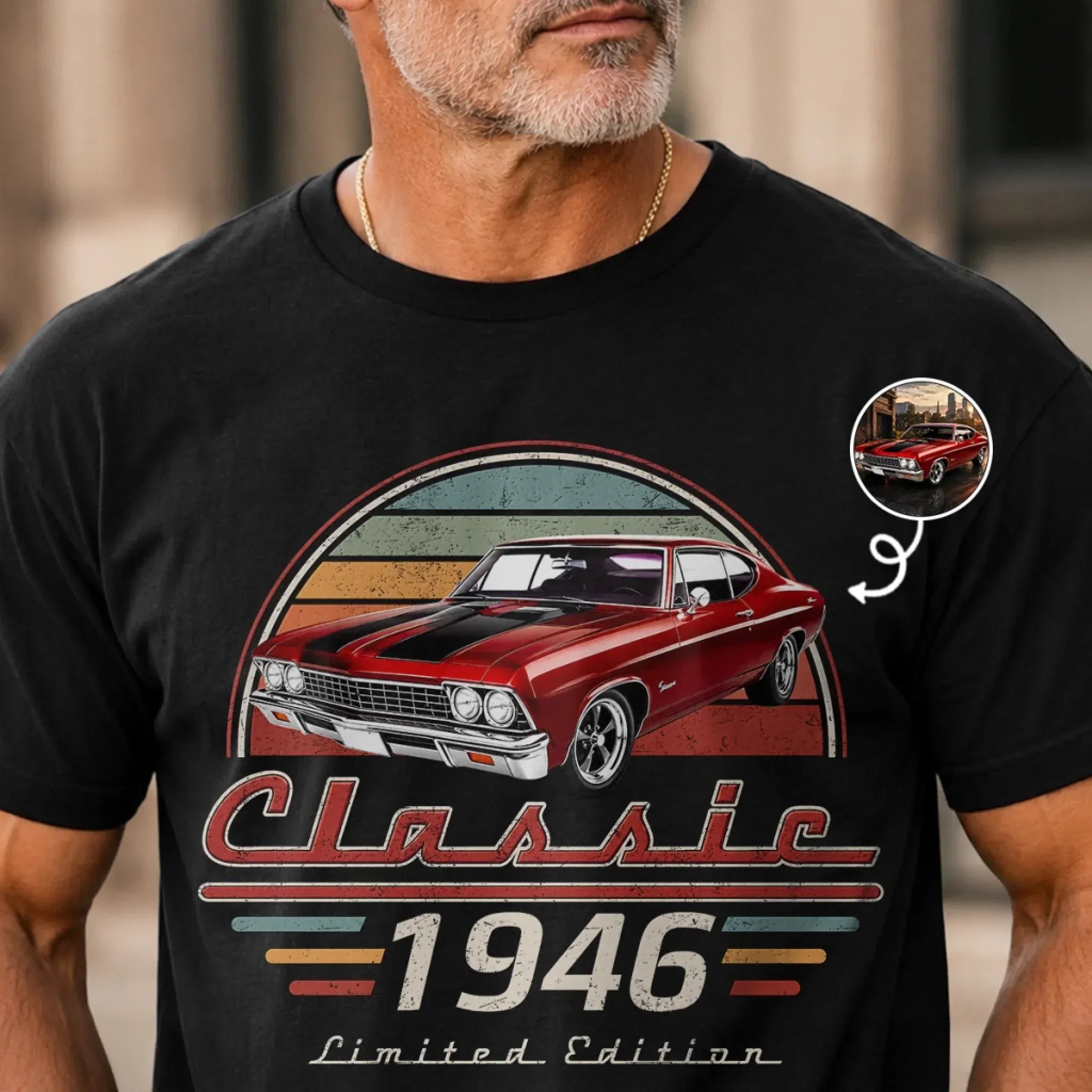 Custom Photo Garage Time Is Dad Time T-Shirt, Personalized Dad Mechanic Shirt, Father’s Day Gift