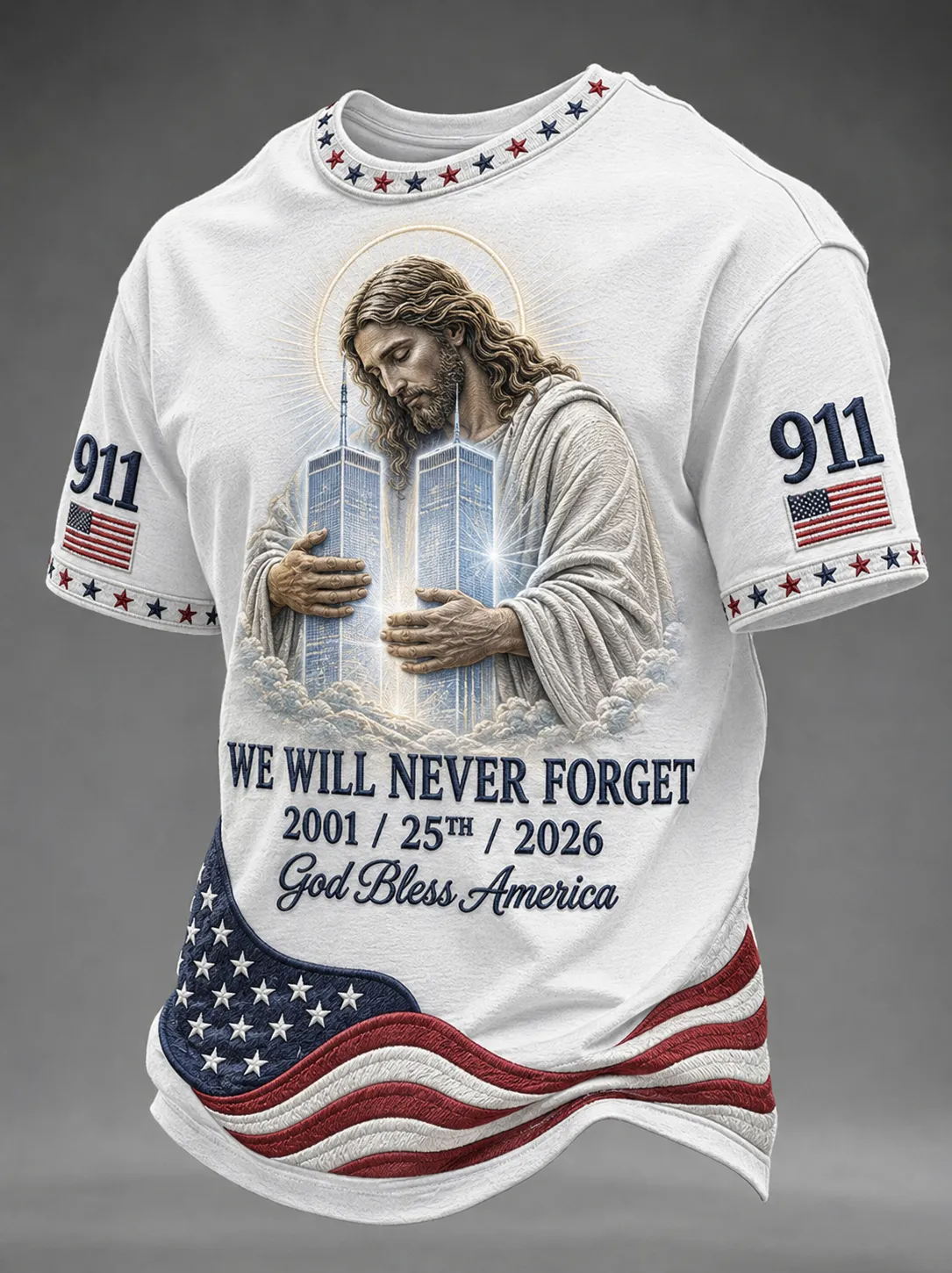 Never Forget 9 11 New York Skyline Shirt, September 11 Shirt, Graphic T-Shirt For Men