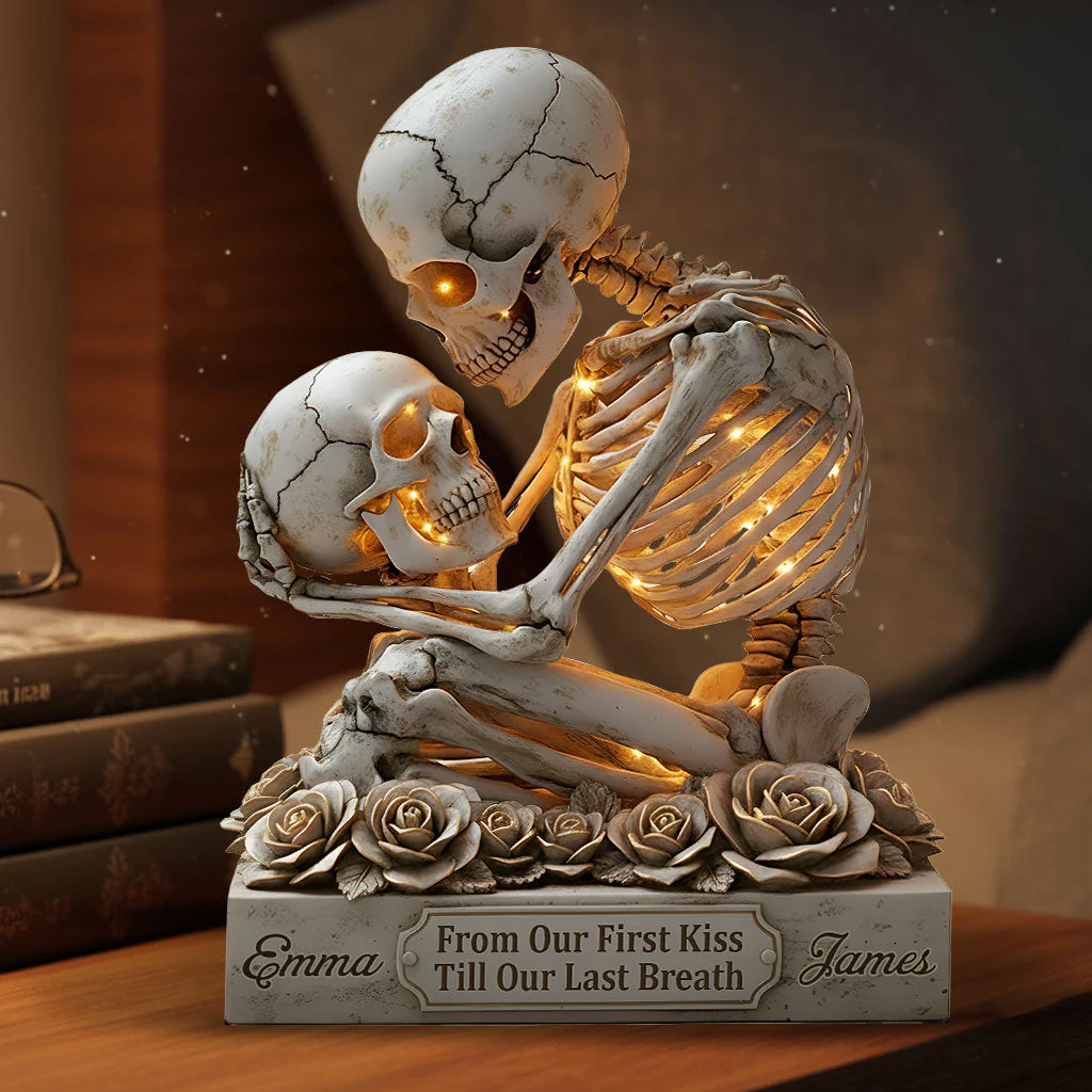 From Our First Kiss Till Our Last Breath Acrylic Plaque, Personalized Acrylic Plaque, Custom Anniversary Gift