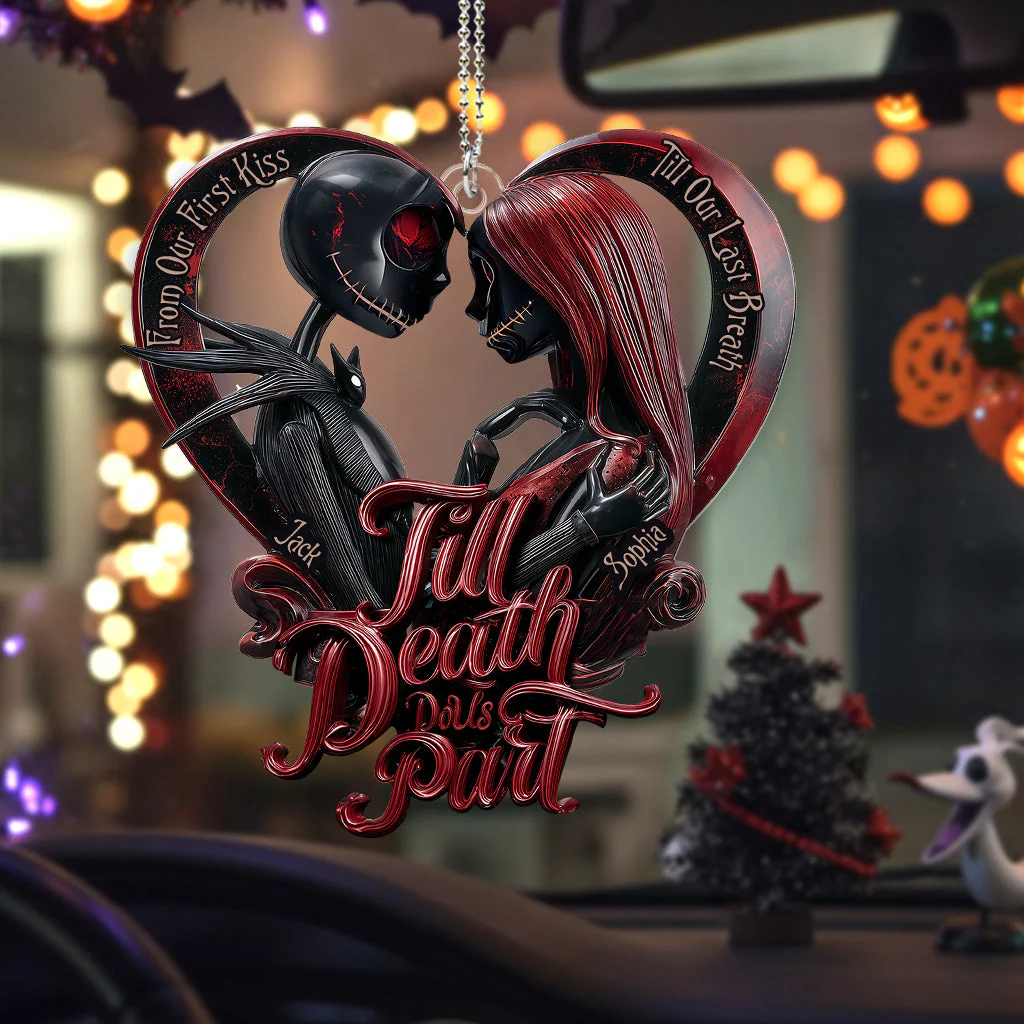 From Our First Kiss Till Our Last Breath Acrylic Ornament, Horror Movie Ornaments, Gifts For Movie Lovers