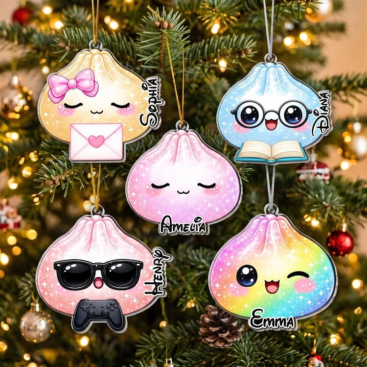 Cute Rainbow Acrylic Ornament, Christmas Tree Decorations, Xmas Gifts for Kids
