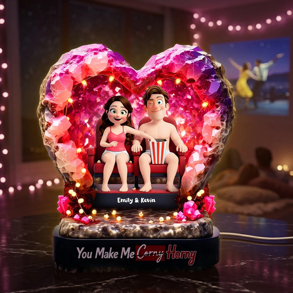 Naughty Couple Acrylic Plaque, Unique Valentine's Day Gifts, Couple Anniversary Gift