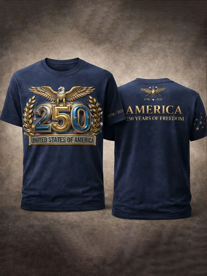 Anniversary 250 Years 1776-2026 Unisex Shirt Patriotic Eagle Shirt, Independence Day Shirt, American Pride Tee, Patriotic Gift