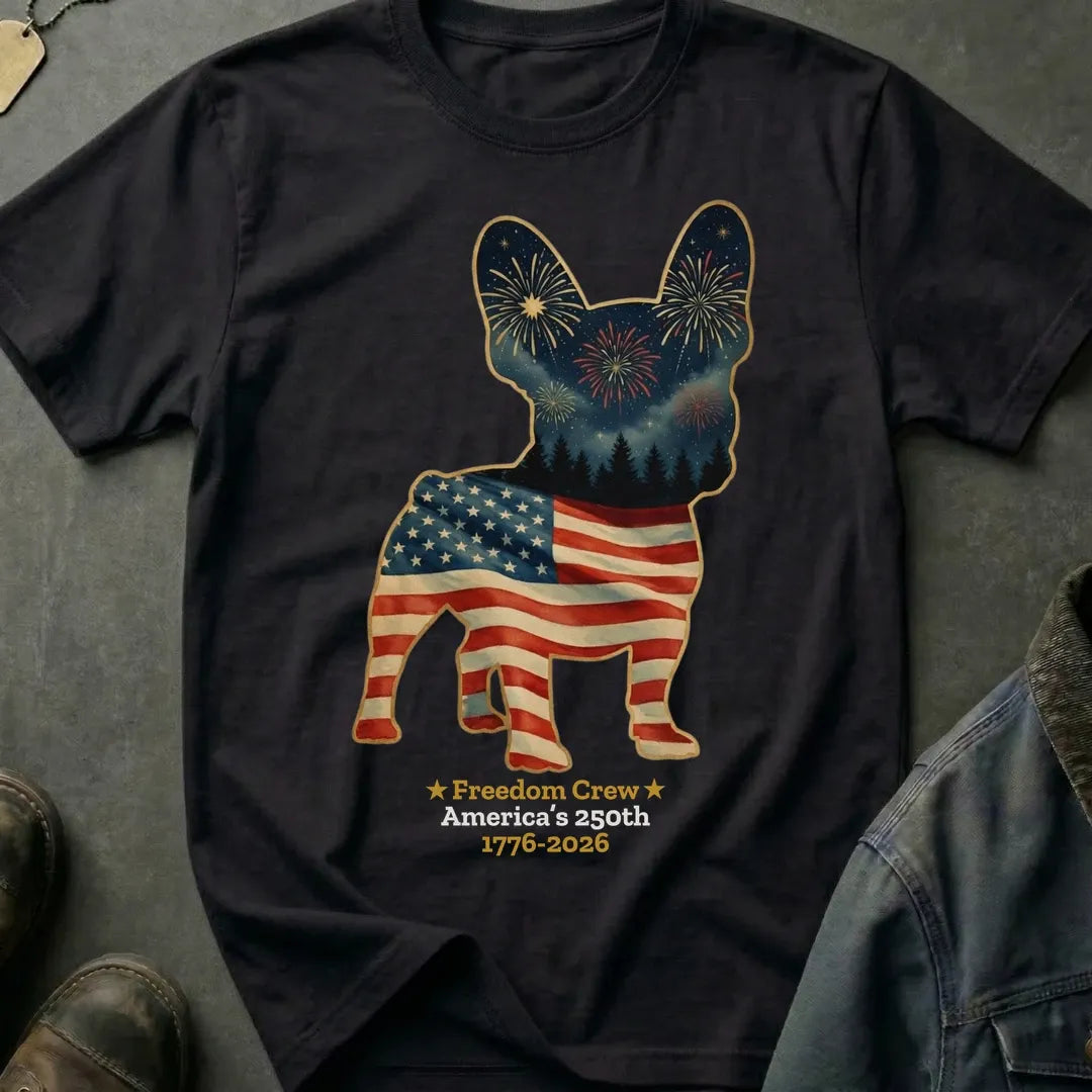 French Bulldog-America's 250th Shirt, America 250 Celebrations Shirt, Shirt For Dog Lovers