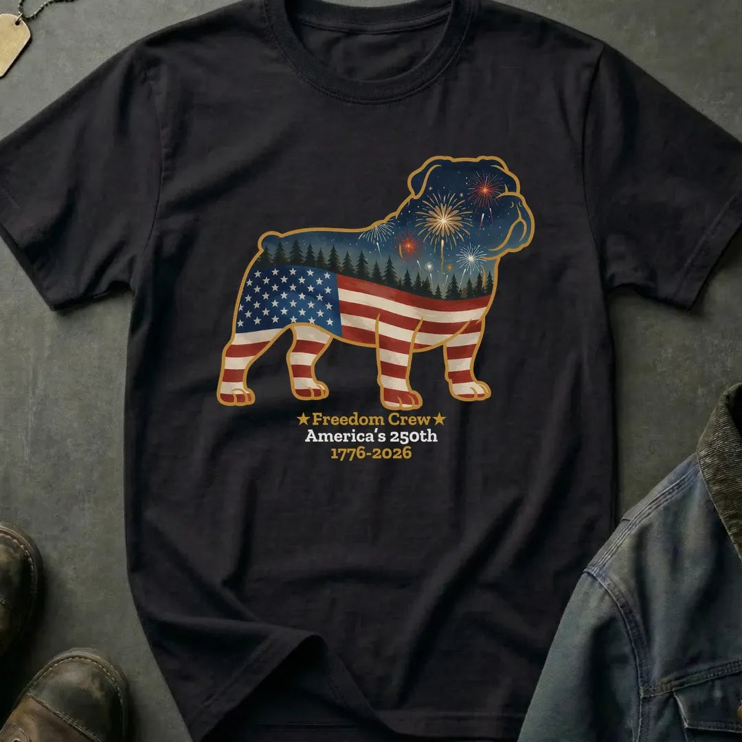 Bulldog-America's 250th Shirt, America 250 Celebrations Shirt, Shirt For Dog Lovers