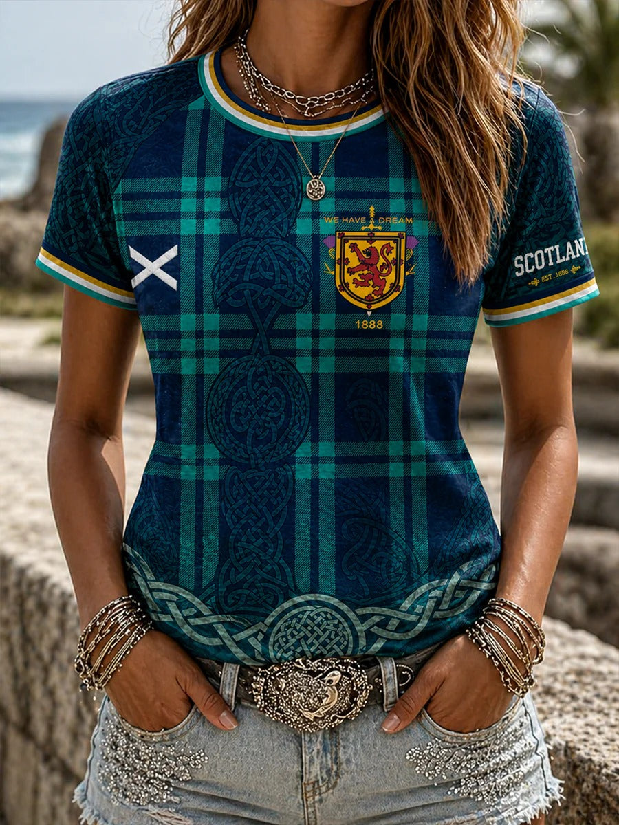 Women's UK Football Lover Scotland Soccer Champion Shirt Gameday Soccer Shirt