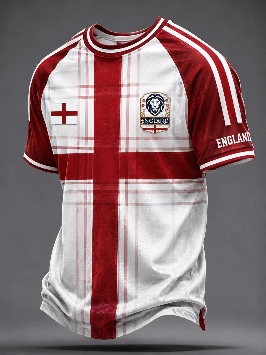 UK England Red Cross Shirt, Soccer Champion Gameday Shirts, Father's Day Present