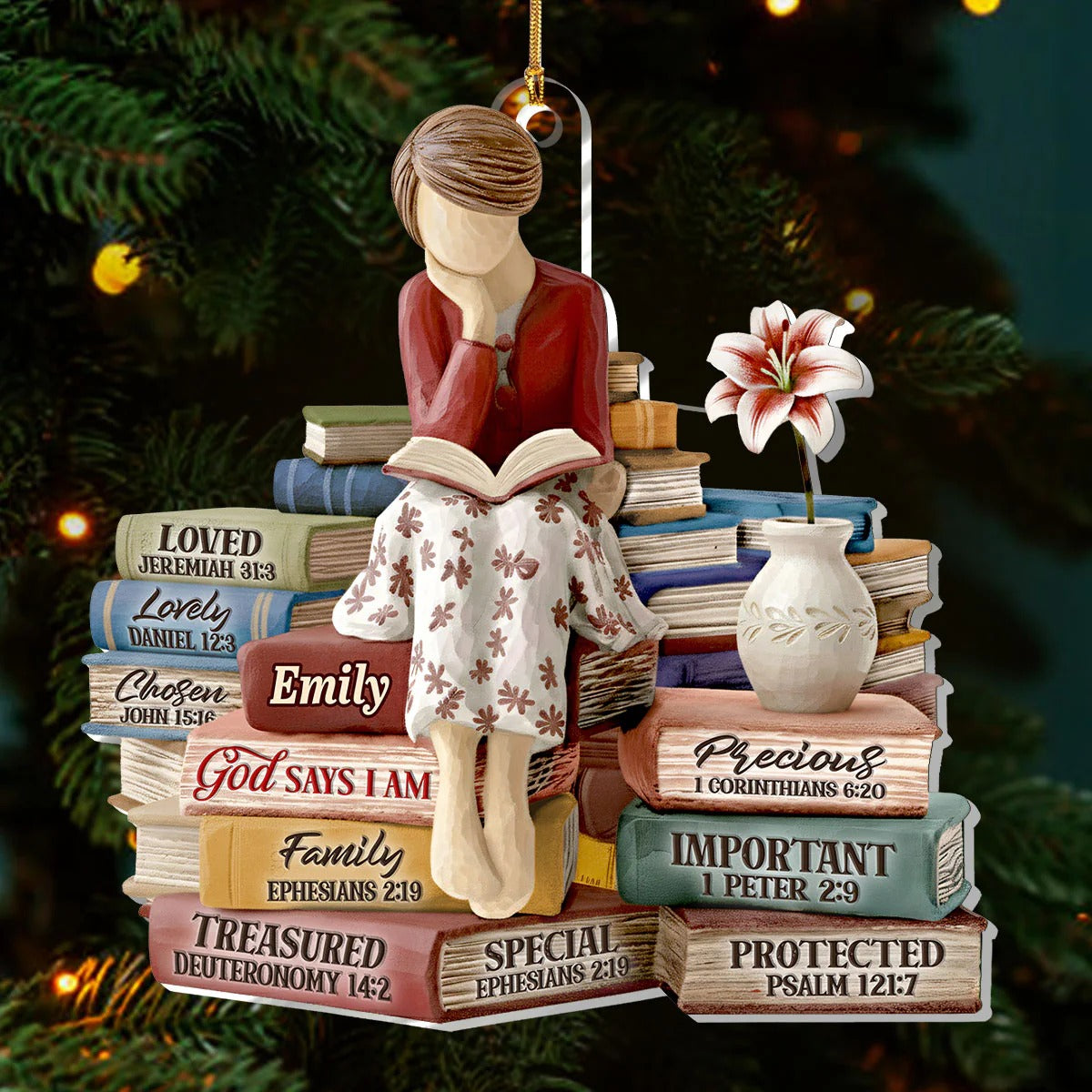 God Says I Am Ornament, Christian Spiritual Gifts, Christian Christmas Decorations, Catholic Gift