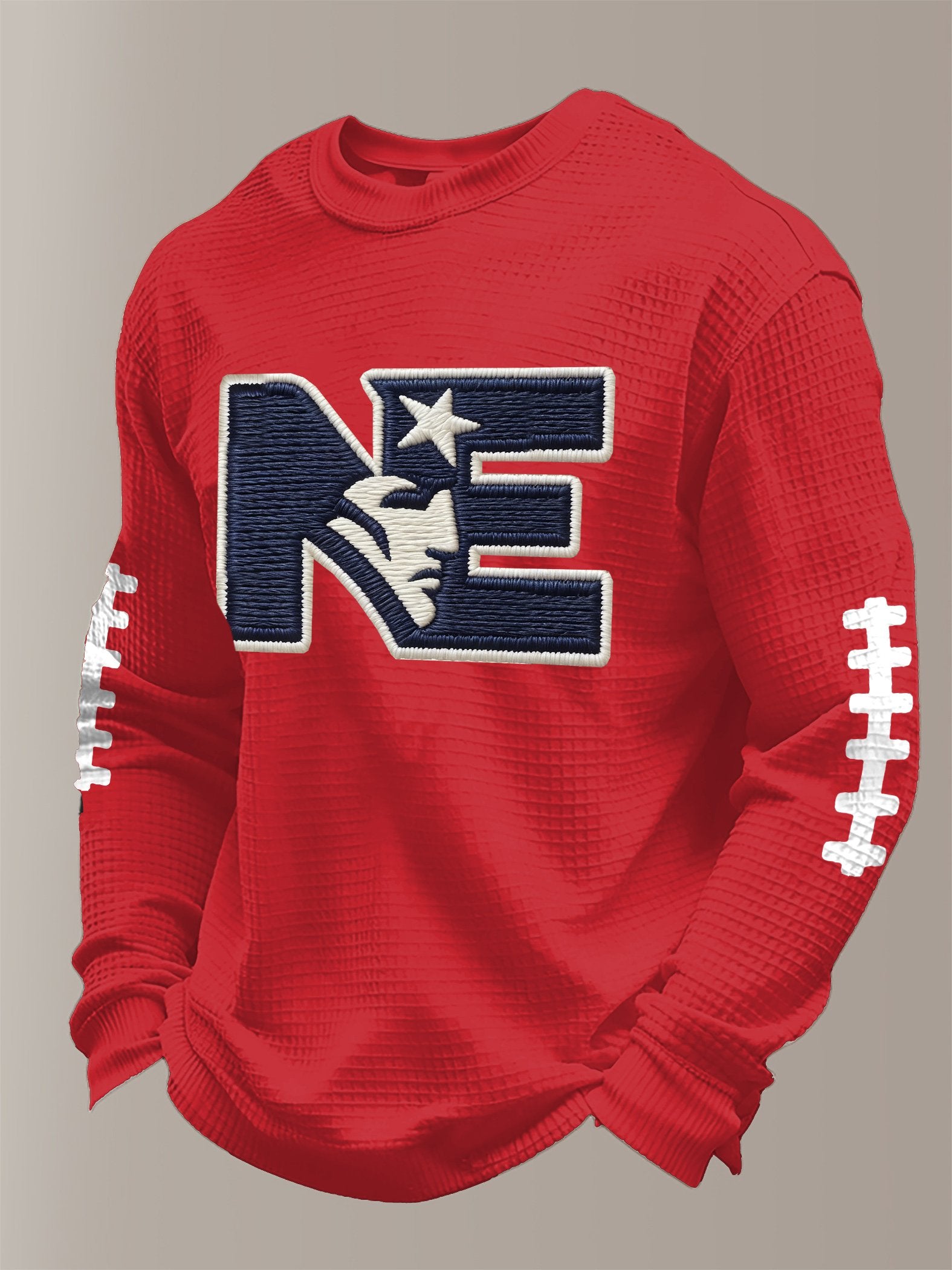 Patriots Man Football American Football Team Long Sleeve Football Shirt, Football Fans Printed Shirt