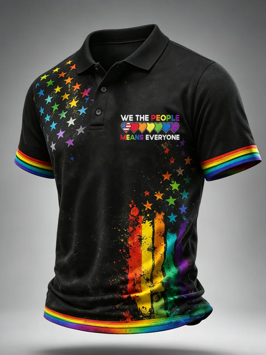 We The People Means Everyone Coming Out Gift LGBTQIA Clothing Unisex T-shirt Gay Pride Apparel