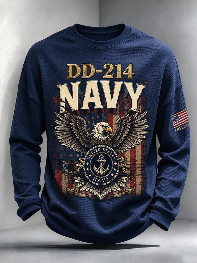 DD-214 Navy Eagle Long Sleeve T-Shirt, Veterans Day Shirt, Navy Veteran Shirt