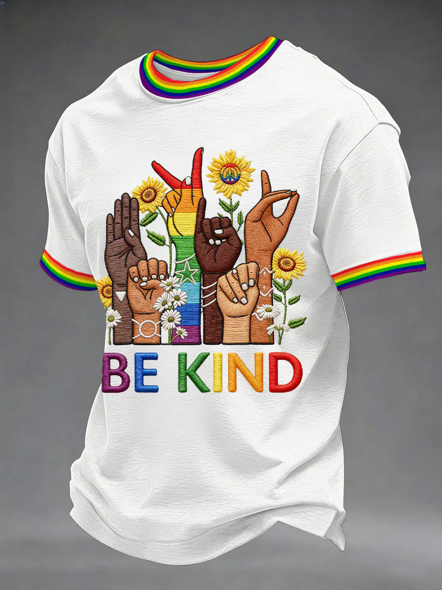 Be Kind Gay Pride Flag Coming Out Gift LGBTQIA Clothing Unisex T-shirt Gay Pride Apparel