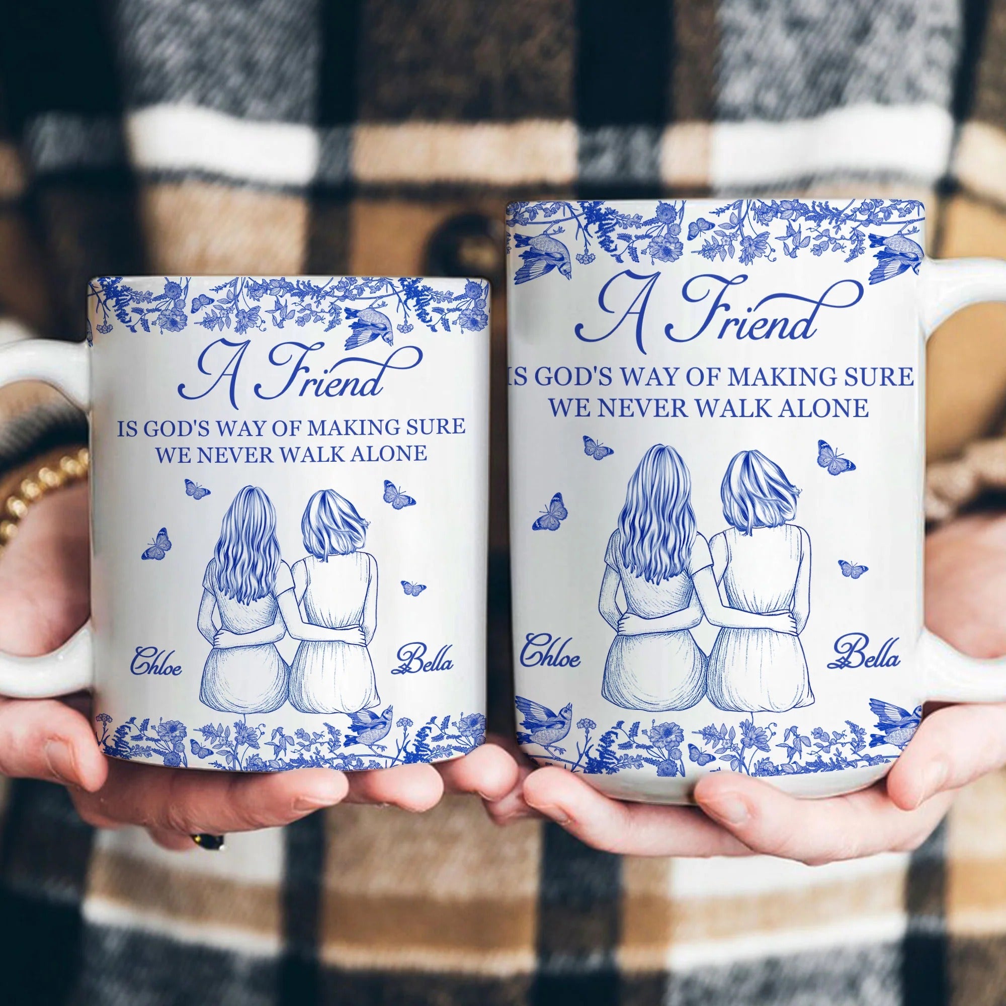 A Friend Is God's Way - Personalized Mug