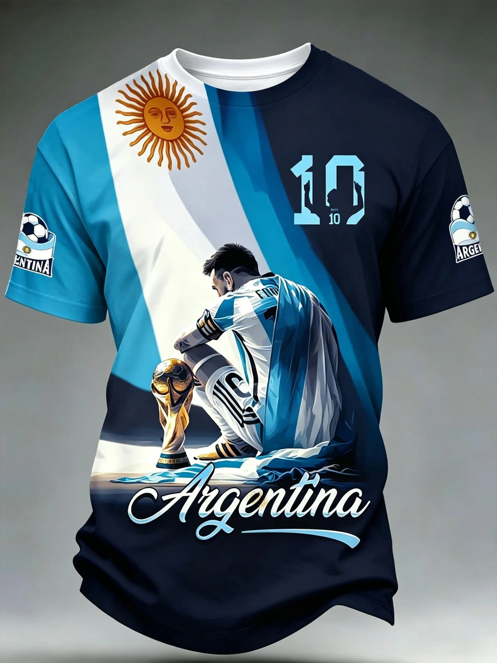 Argentine Football Fans Football Tee Soccer Champion Shirt Soccer Dad Shirt