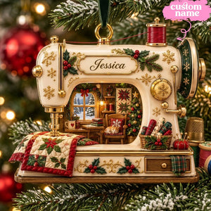 custom-sewing-machine-acrylic-ornament