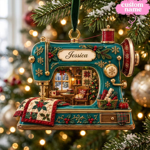 custom-sewing-machine-acrylic-ornament