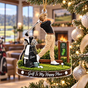 Lucas - Golf Is My Happy Place Black