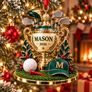 Golf Trophy Emerald