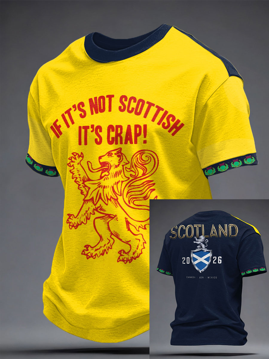 Scotland Soccer Heritage Tee Football Champion Shirt Father's Day Present
