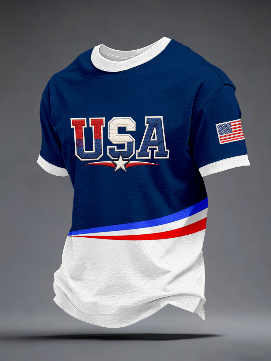 250 Years Of Independence Shirt Men's USA Inspired Print T-Shirt 4th Of July Shirt